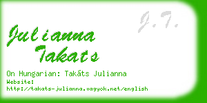 julianna takats business card
