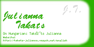 julianna takats business card